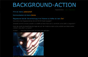 Background-Action Regieassistenz Website